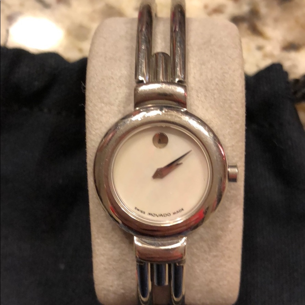 Gently used Movado bangle watch